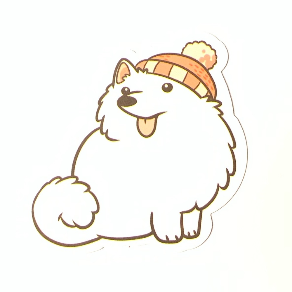 Pomeranian Vinyl Sticker